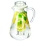 Service Ideas Plastic Water Pitcher with Ice Tube, 1.9 Liter, Smooth Body SWP19SB - alternate 5
